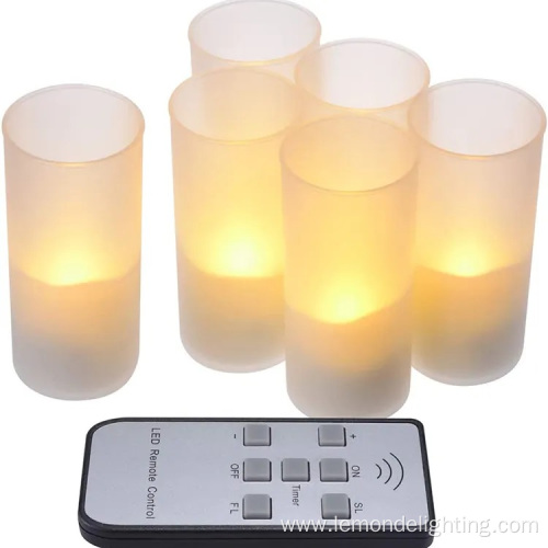 Flameless Candles with Rechargeable Candle Tea Lights